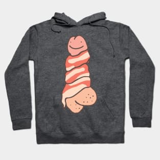 Bacon Wrapped Hot Dikkity Dog - Feeling Triumphant Hoodie